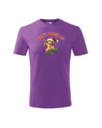 TL TS KID PUR PRI 0747 A Świąteczna Koszulka Dziecięca “Can't Catch Me – Wesoły Pierniczek”