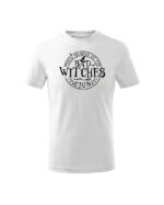 TL TS KID SNO DTF 0502 A Halloweenowa Koszulka Dziecięca "Klub Niegrzecznych Czarownic" – Wybierz Kolor!