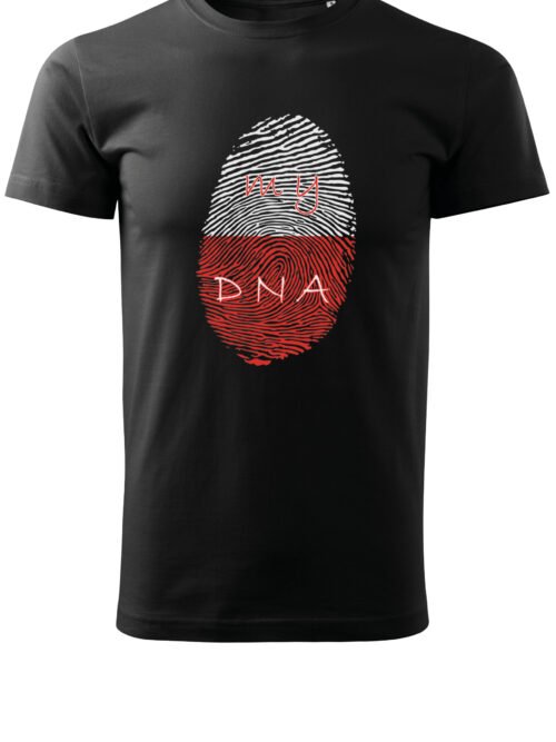 Patriotyczna Koszulka Unisex "Polska w moim DNA" – duma narodowa – Wybierz Kolor!