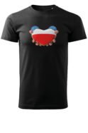 Patriotyczna Koszulka Unisex "Polska w sercu" – Wybierz Kolor!
