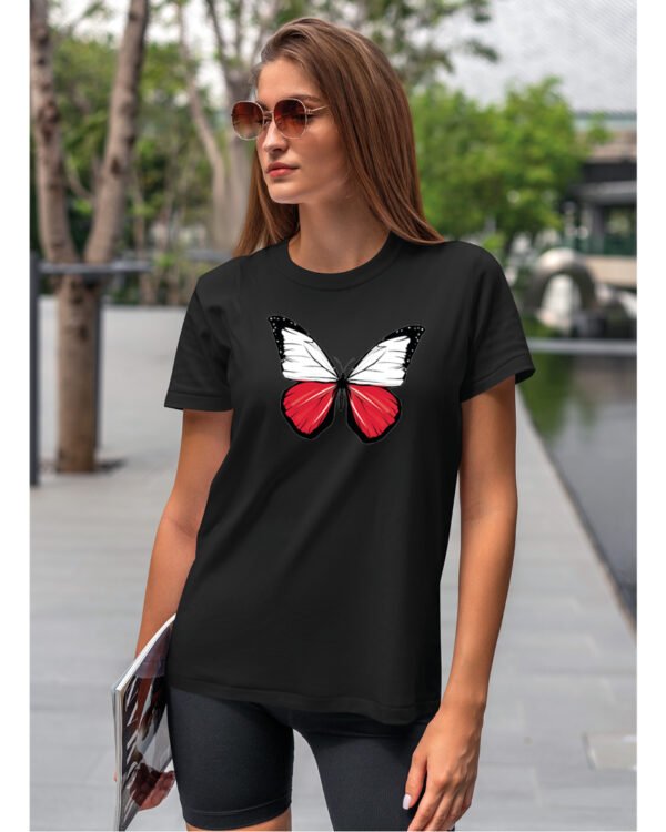 Patriotyczna Koszulka Unisex "Polski Motyl wolności" – Wybierz Kolor!
