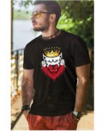 Patriotyczna Koszulka Unisex "Polski Królewski Wilk" – Wybierz Kolor!