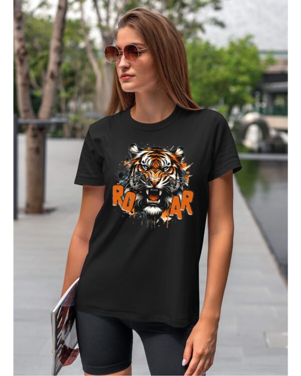 Koszulka Rycz jak tygrys, koszulka, koszulka damska, t-shirt damski, koszulka damska z nadrukiem, koszulka z napisem