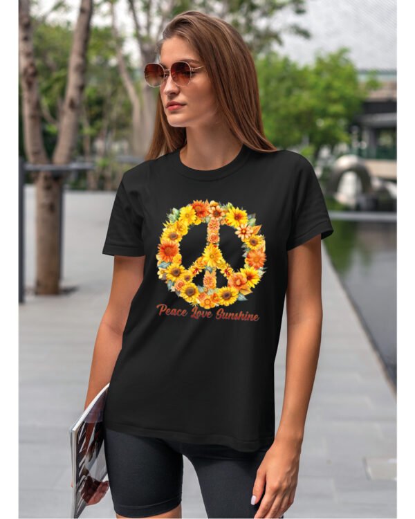 Koszulka Sunshine <br>Kwiatowa harmonia - Unisex, dla niej