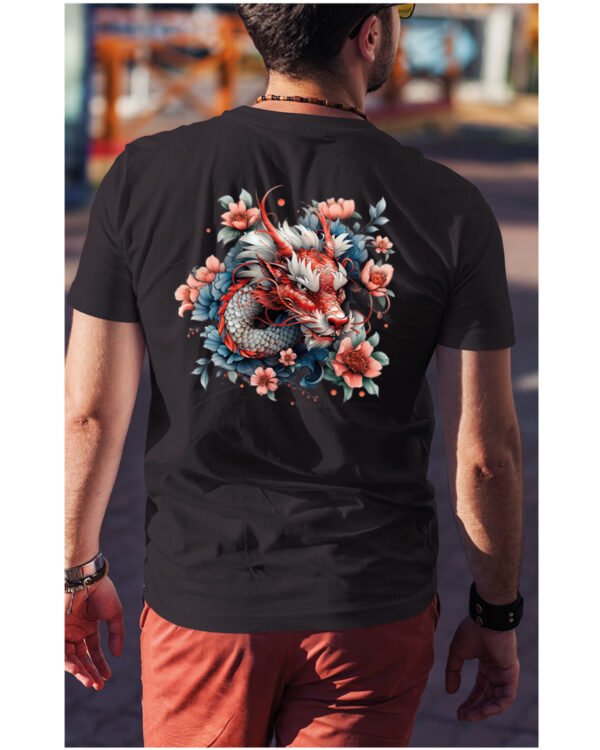 Koszulka Mistyczny Smok <br>Orientalna harmonia - Unisex, dla niego