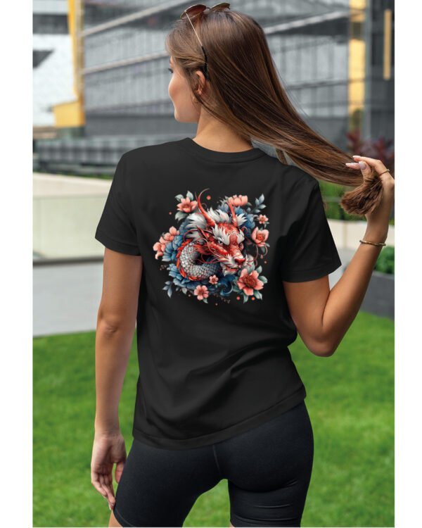 Koszulka Mistyczny Smok <br>Orientalna harmonia - Unisex, dla niej