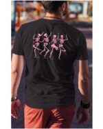 Halloweenowa Koszulka Unisex "Dancing Skeletons" – Wybierz Kolor!