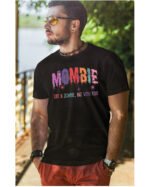 Halloweenowa Koszulka Unisex "Mombie" – Wybierz Kolor!