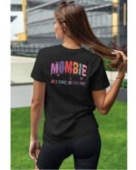 Halloweenowa Koszulka Unisex "Mombie" – Wybierz Kolor!