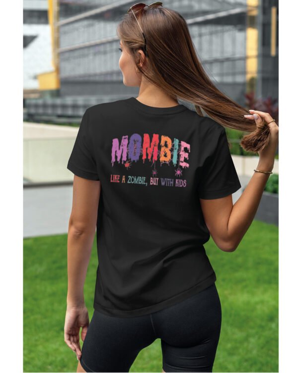 Halloweenowa Koszulka Unisex "Mombie" – Wybierz Kolor!