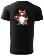 Halloweenowa Koszulka Unisex "Stylowy Duch" – Wybierz Kolor!