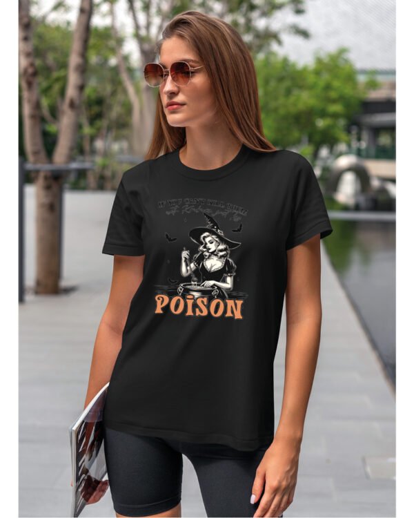 Halloweenowa Koszulka Unisex "Poison" – Wybierz Kolor!