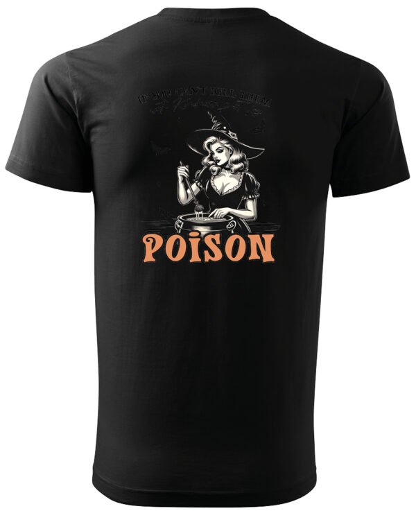 Halloweenowa Koszulka Unisex "Poison" – Wybierz Kolor!