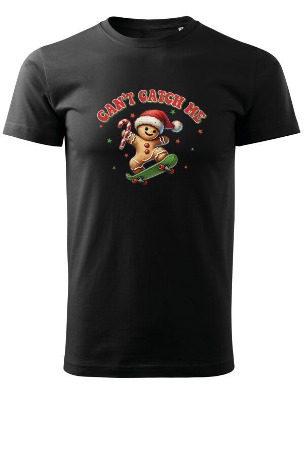 Świąteczna Koszulka “Can't Catch Me – Świąteczny Pierniczek” – Unisex