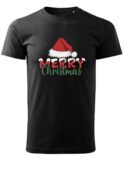 Świąteczna Koszulka “Merry Christmas – Czapka Mikołaja” – Unisex