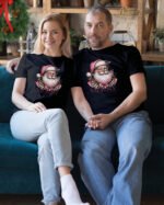 Świąteczna Koszulka “Stylowy Święty Mikołaj – Merry Christmas” – Unisex