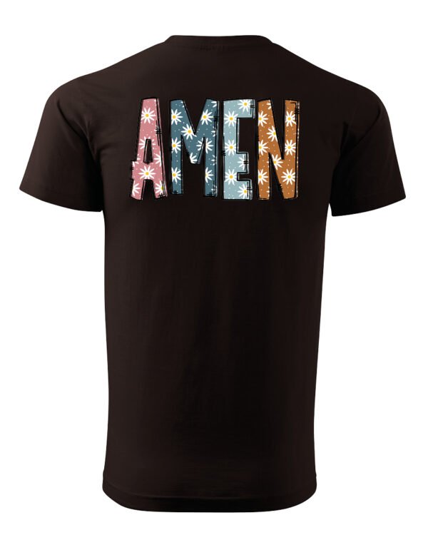 Koszulka Amen, wiara z naturą – Unisex