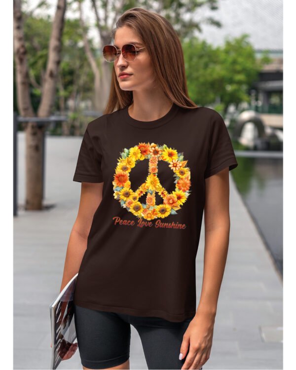 Koszulka Sunshine <br>Kwiatowa harmonia - Unisex, dla niej