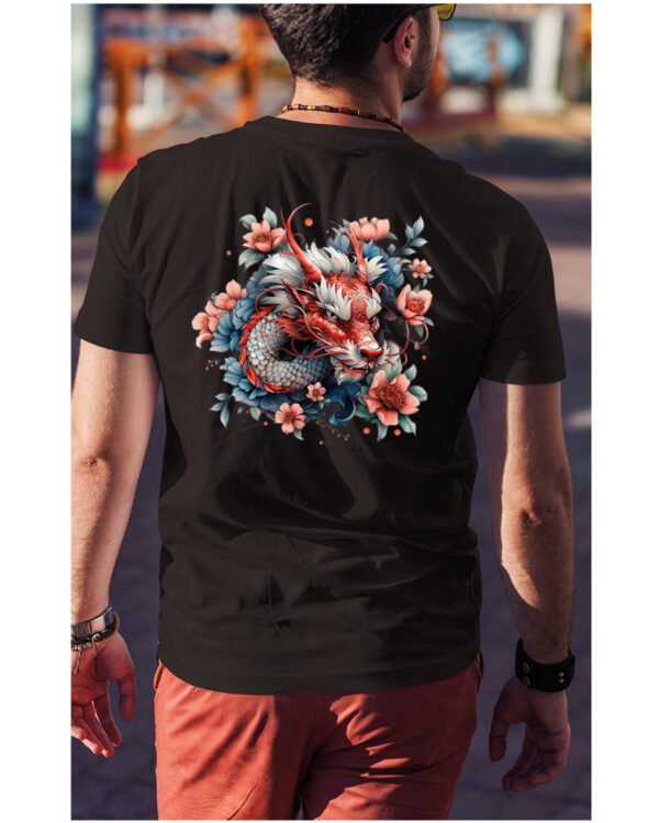 Koszulka Mistyczny Smok <br>Orientalna harmonia - Unisex, dla niego