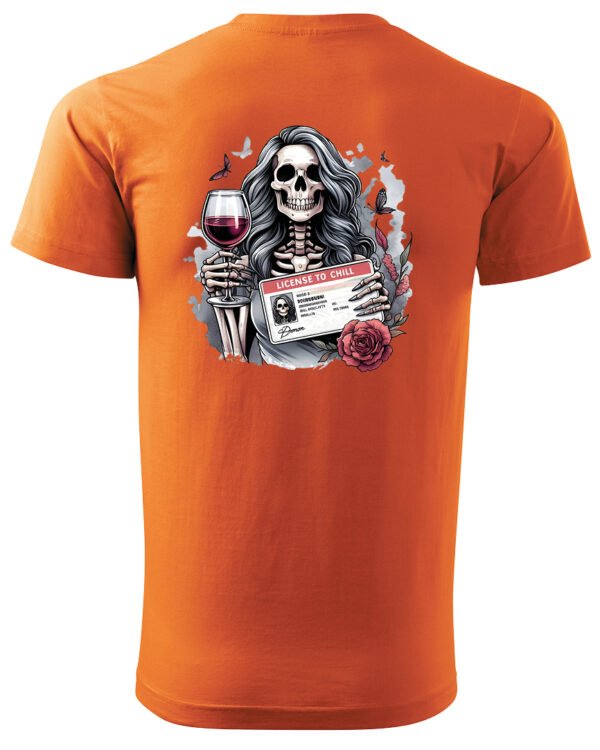 Koszulka License to Chill <br>Wino i relaks - Unisex, dla niego