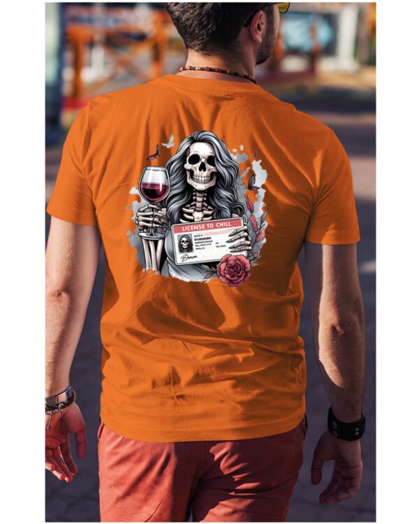 Koszulka License to Chill <br>Wino i relaks - Unisex, dla niego