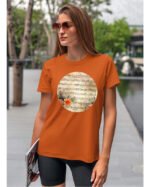 Koszulka Muzyczna harmonia <br>Nuty i kwiaty - Unisex, dla niej