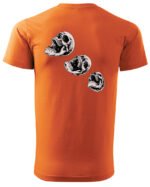 Halloweenowa Koszulka Unisex "Skull Trio" – Wybierz Kolor!