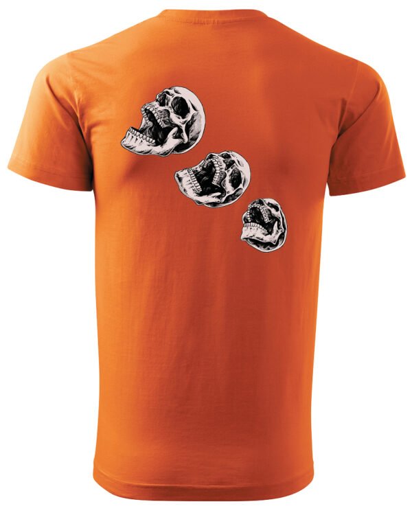 Halloweenowa Koszulka Unisex "Skull Trio" – Wybierz Kolor!