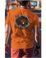 Halloweenowa Koszulka Unisex "Pajęczyna z Pająkiem" – Wybierz Kolor!