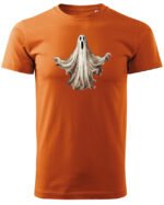 Halloweenowa Koszulka Unisex "Klasyczny Duch" – Wybierz Kolor!