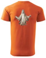 Halloweenowa Koszulka Unisex "Klasyczny Duch" – Wybierz Kolor!