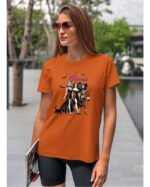 Halloweenowa Koszulka Unisex "Let’s Go Ghouls"- Girls Squad – Wybierz Kolor!