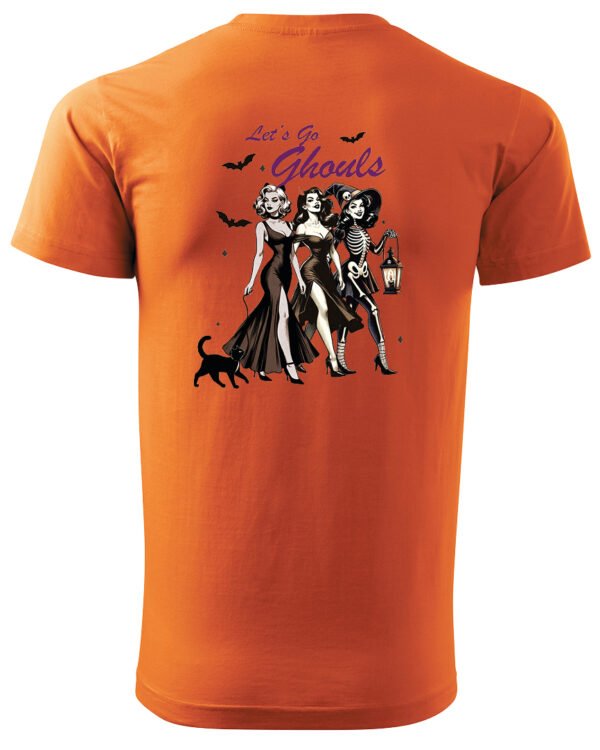 Halloweenowa Koszulka Unisex "Let’s Go Ghouls"- Girls Squad – Wybierz Kolor!