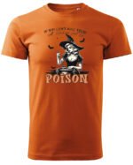Halloweenowa Koszulka Unisex "Poison" – Wybierz Kolor!