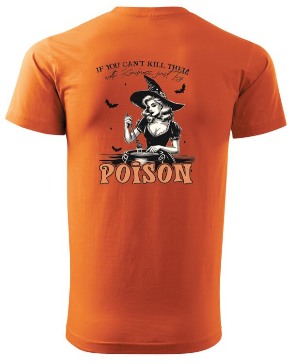 Halloweenowa Koszulka Unisex "Poison" – Wybierz Kolor!