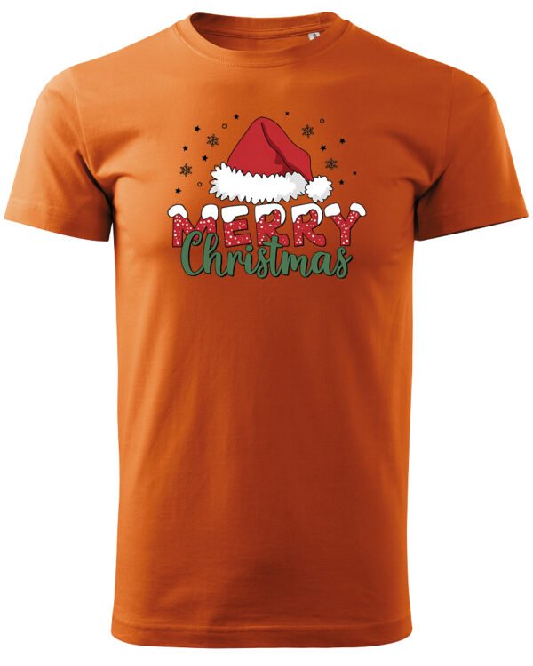 Świąteczna Koszulka “Merry Christmas – Czapka Mikołaja” – Unisex