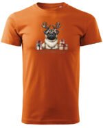 Świąteczna Koszulka “Merry Pugmas – Świąteczny Mops” – Unisex