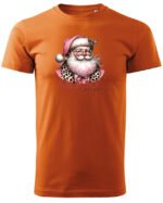 Świąteczna Koszulka “Stylowy Święty Mikołaj – Merry Christmas” – Unisex