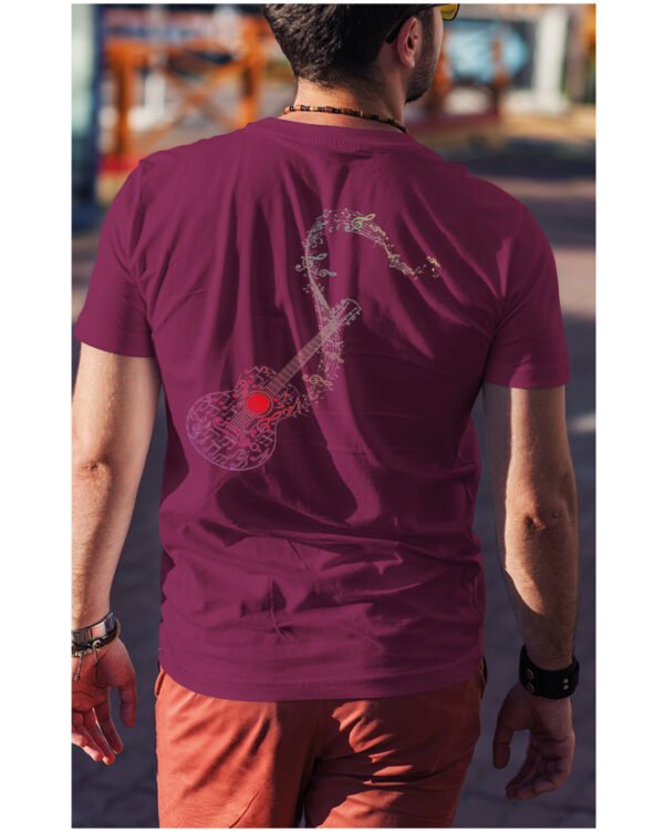 Koszulka Muzyka z duszy <br>Gitarowe wibracje - Unisex, dla niego