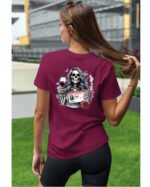 Koszulka License to Chill <br>Wino i relaks - Unisex, dla niej