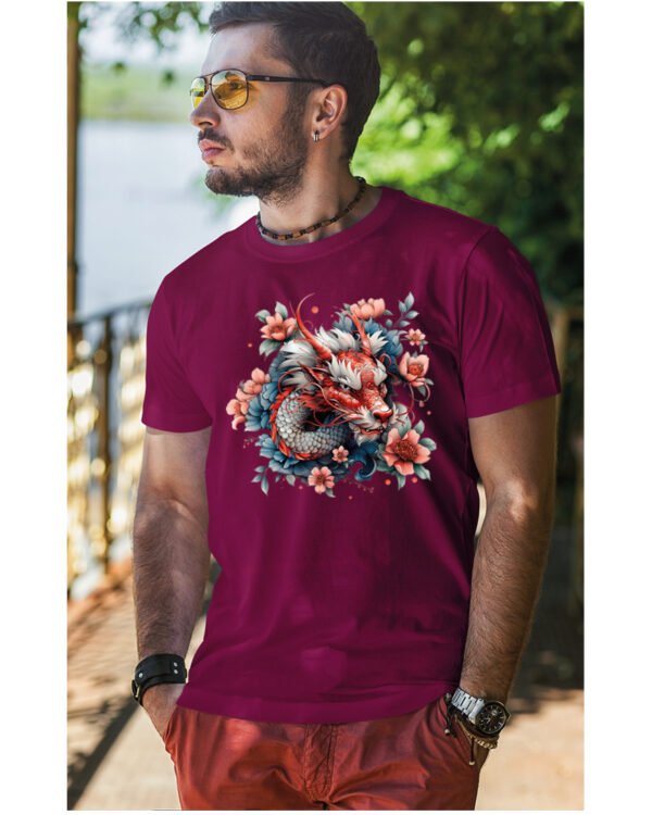 Koszulka Mistyczny Smok <br>Orientalna harmonia - Unisex, dla niego