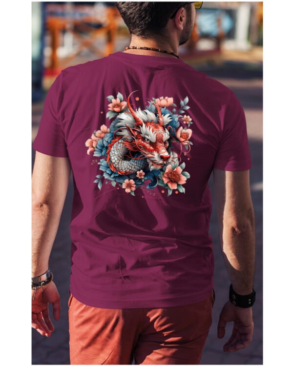 Koszulka Mistyczny Smok <br>Orientalna harmonia - Unisex, dla niego