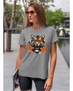 Koszulka Rycz jak tygrys, siła i dzikość – Unisex