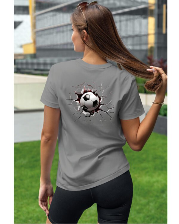 Koszulka Siła futbolu, „Piłka przebija wszystko” – Unisex