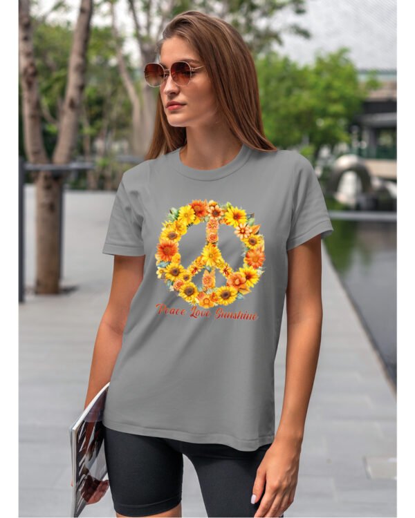 Koszulka Sunshine <br>Kwiatowa harmonia - Unisex, dla niej