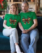 Świąteczna Koszulka “Kokarda Renifera” – Unisex