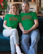 Świąteczna Koszulka “Merry Christmas” – Unisex