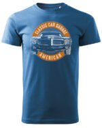 Koszulka Amerykański styl, „Klasyczne auto” – edycja White, Unisex