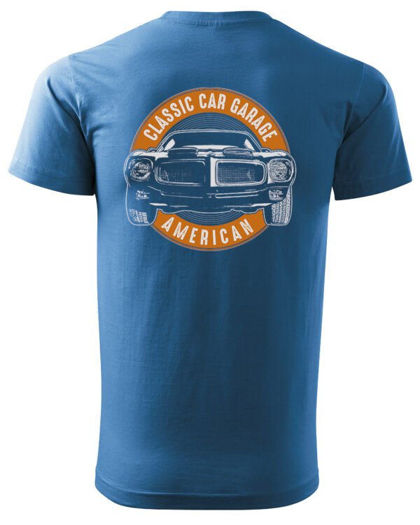 Koszulka Amerykański styl, „Klasyczne auto” – edycja White, Unisex