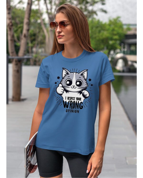 Koszulka Wrong Opinion <br>Szanuję twoją błędną opinię - Unisex, dla niej